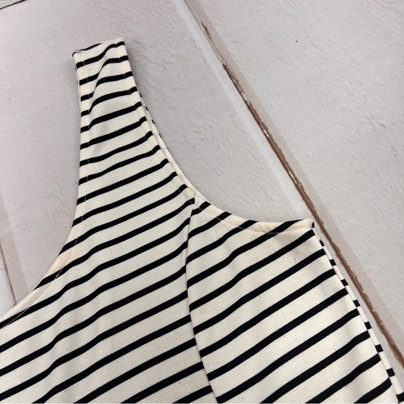 H&M Divided Short, Striped Tank Dress Black and White SIZE 14 - Picture 10 of 17